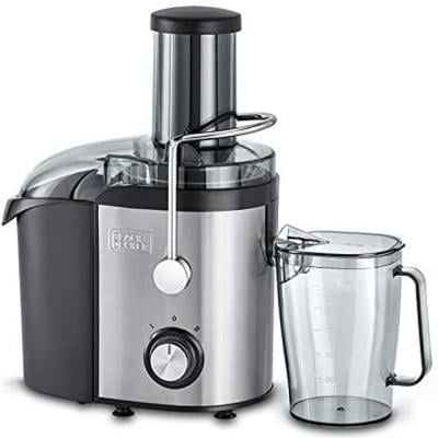 Black and Decker 800W  JE800-B5 1.7 Liter Stainless Steel Juice Extractor , Silver And Black