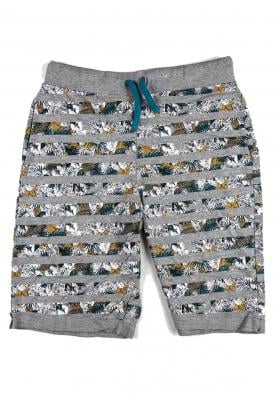 Tradinco Boys Shorts Gray With Flowers, B14642