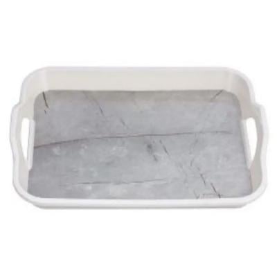 Royalford RF10062 Marble Design Serving Tray 18In White