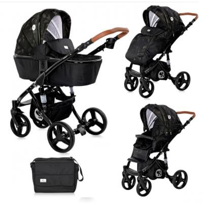 Lorelli Classic Baby Stroller Rimini  Ba Forest Reen & Black