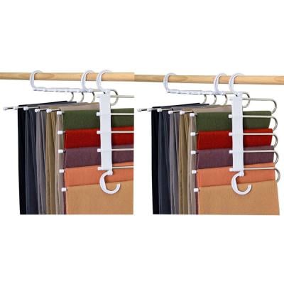 2Pcs Combo Bundle For Galaxy Multi-Layer Multi Purpose Stainless Steel Clothes Hanger