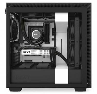 ATX Case NZXT H710 Mid Tower PC Gaming Case, White, CA-H710B-W1