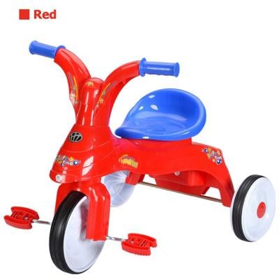 Heng Tai HT-5311B Ride On Tricycle With Pedals And Rear Storage, Assorted Color