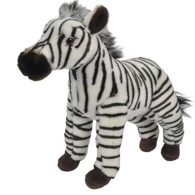 Nicotoy Plush Standing Zebra 27cm, 6305852105