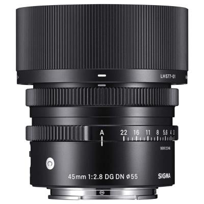 Sigma 45mm f/2.8 DG DN Contemporary Lens For Sony E-Mount Camera 45millimeter Black