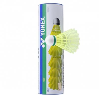 Yonex Mavis 10 Nylon Yellow Slow Green Cap, Pack of 6