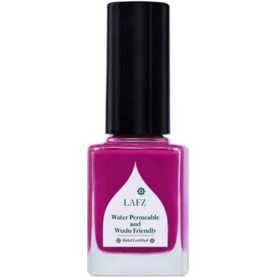 Lafz Glossy finish Breathable Nail Polish, Hot Fuzzy Pink, 11 ml