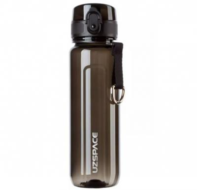 Uzspace 500Ml Tritan Plastic Water Bottle 6018 Black
