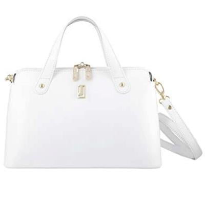 Jafferjees 71238379176 Genuine Leather Women The Rose Handbag White