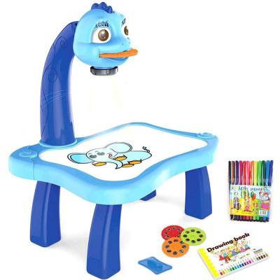 Projector Learning Drawing Painting Set for Boys and Girls, Blue