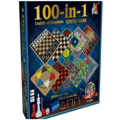 Chess Game Desktop Toy 100 In 1 Multicolor