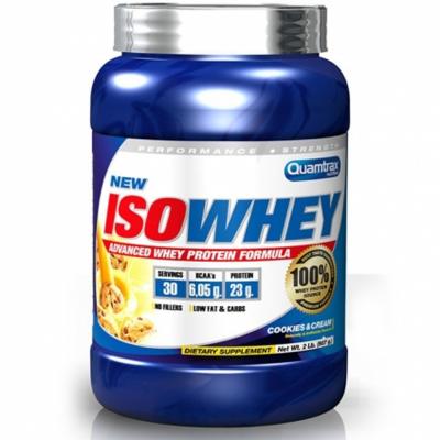 Quamtrax Iso Whey Protein Cookies Cream 908g