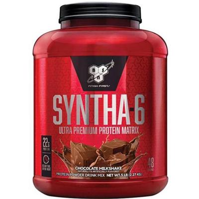 BSN Syntha 6 Ultra Premium Protein Powder 5LB, Chocolate Milkshake