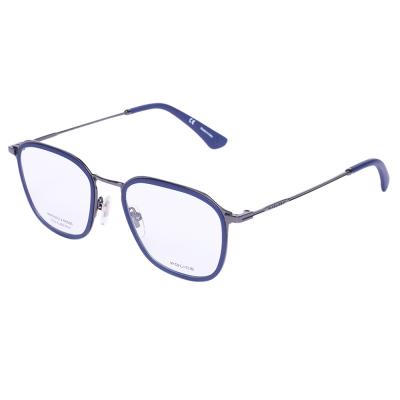 Police VPL957 Square Mat Blue Eyeglasses for Unisex, Size 51