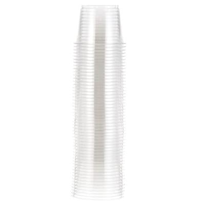 Hotpack CG8PET plastic clear cups 8 oz 50pcs with 20 Packets