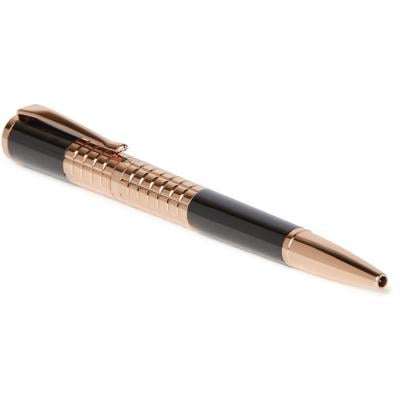 Segma LFP038 Black and Rosegold Ball Point Pen Refillable Blue Ink