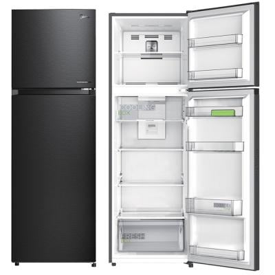 Midea MDRT390MTE28 Double Door Refrigerator 385L 13.6cft Silver