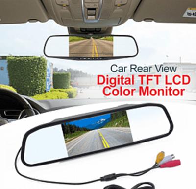 Universal 4.3 Inch Car Rear View Digital TFT LCD Color Monitor For Car & Truck, C42