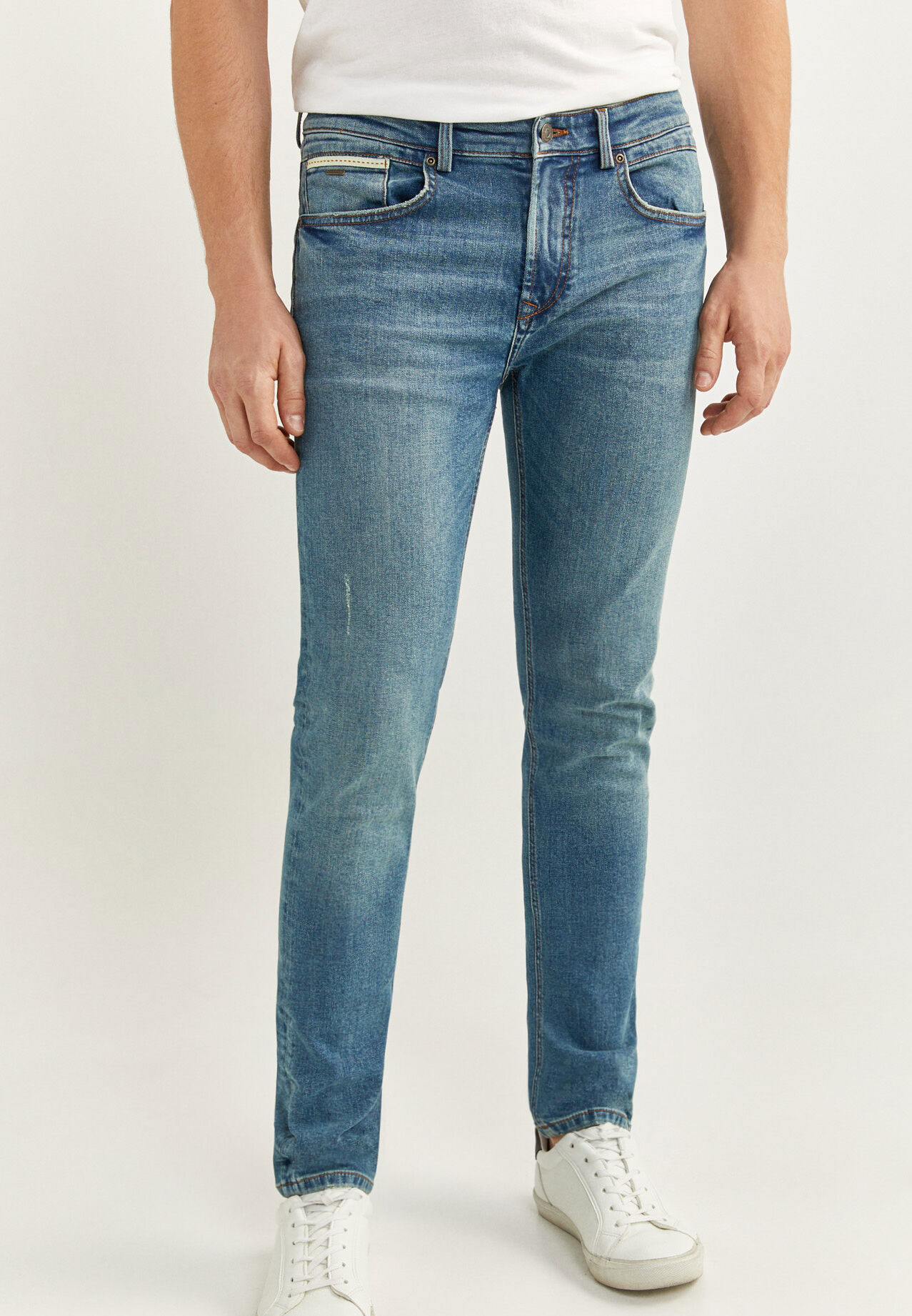 Buy Springfield Jeans For Men Color Light Blue Blue Online Dubai, UAE ...